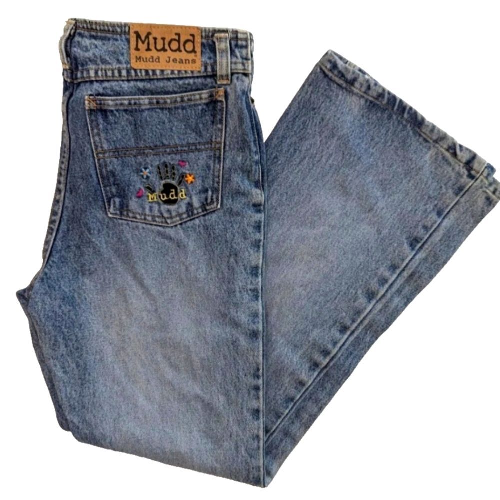 Vintage Mudd Flare Mid Rise Denim Girls Jeans Size 14